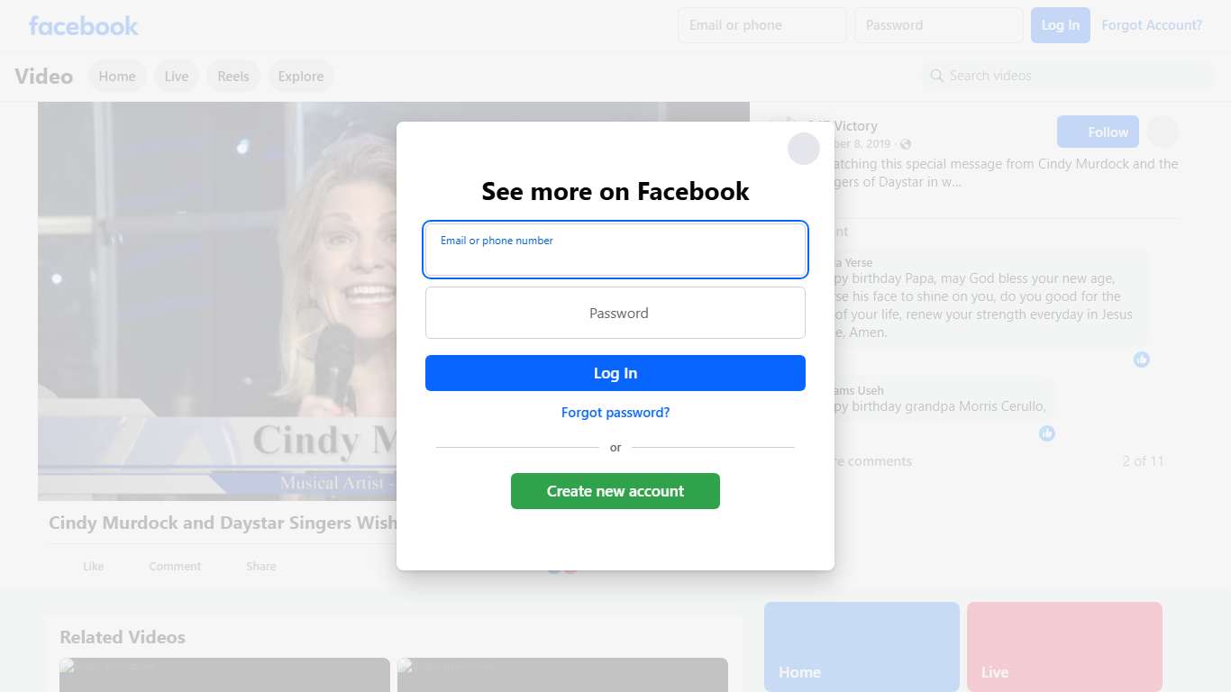 Join us in watching this special message from Cindy Murdock and the talented singers of Daystar in wishing Morris Cerullo a happy birthday! 247 Victory Facebook